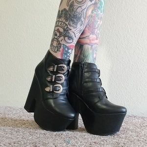 Platform Western Boots